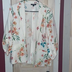 Floral blazer